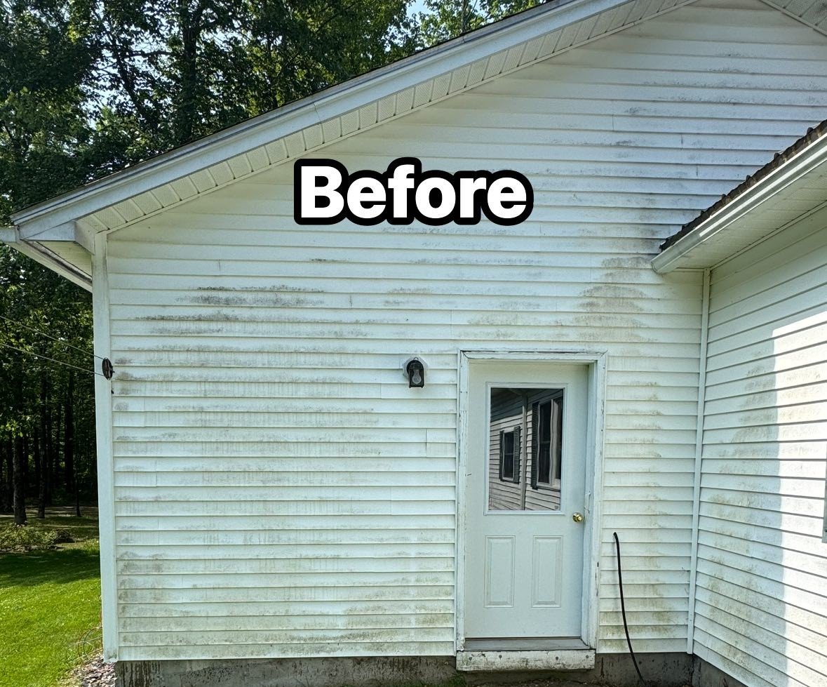 Window Cleaning Before