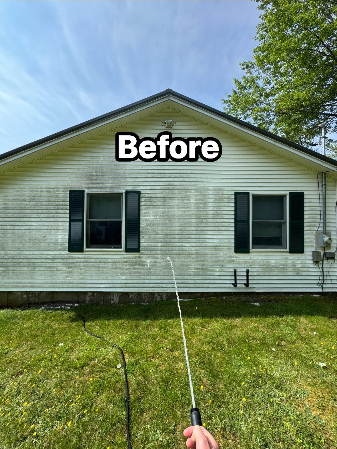 House Washing Before